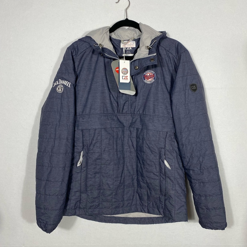 Minnesota Twins Cutter & Buck Rainier PrimaLoft Eco Insulated Puffer Jacket Sm